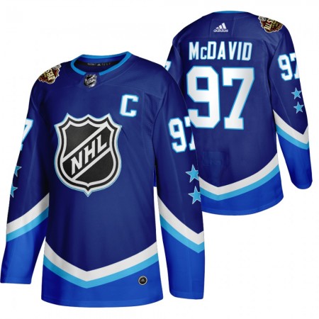 Edmonton Oilers Connor McDavid 97 2022 NHL All-Star Blauw Authentic Shirt - Mannen